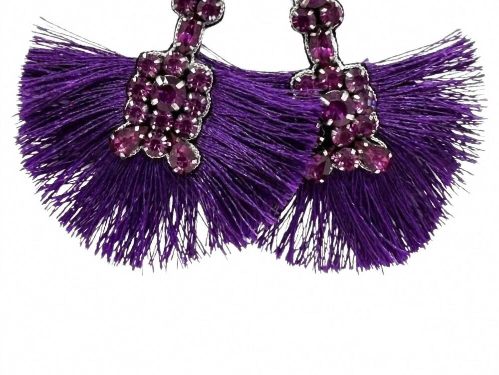 NEW LOBE LOVE women's coral reef earrings in purple